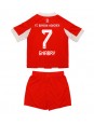 Billige Bayern Munich Serge Gnabry #7 Hjemmedraktsett Barn 2025-26 Kortermet (+ Korte bukser)